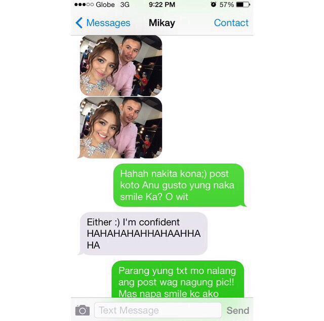KathDevotees's tweet photo. This is how a Queen answers a question… with CONFIDENCE! 😂👍💋 © mikebawa @bernardokath http://t.co/Id0DyUN1jf