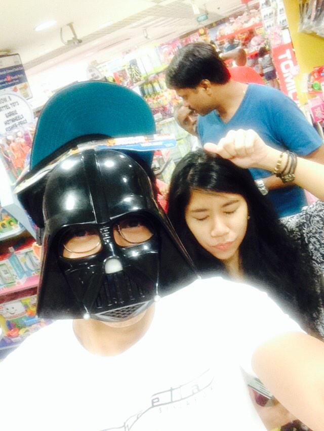 AripTompeL's tweet photo. Darth vader matrep 2.0 #floatinghat http://t.co/YW74Nc4dYW