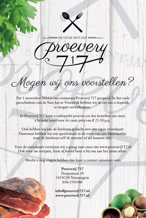 Mogen wij ons even voorstellen? #Proeverij717 #Nieuw #restaurant #Nieuwegein