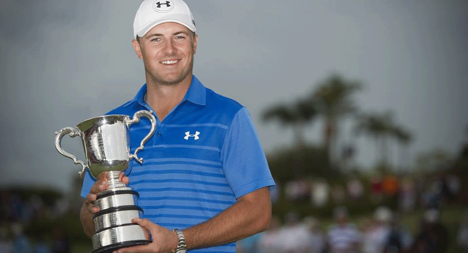 GolfChannel's tweet photo. Win Down Under: Spieth shoots 8-under 63 in final round, wins #AustralianOpen by 6 shots: http://t.co/33Z64ioglp http://t.co/RRw7I0vjmh