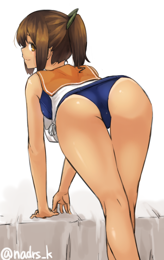 伊401(艦これ) 「大遅刻しおいちゃん #艦これ版深夜の真剣お絵描き60分一本勝負 」|なずなっくのイラスト