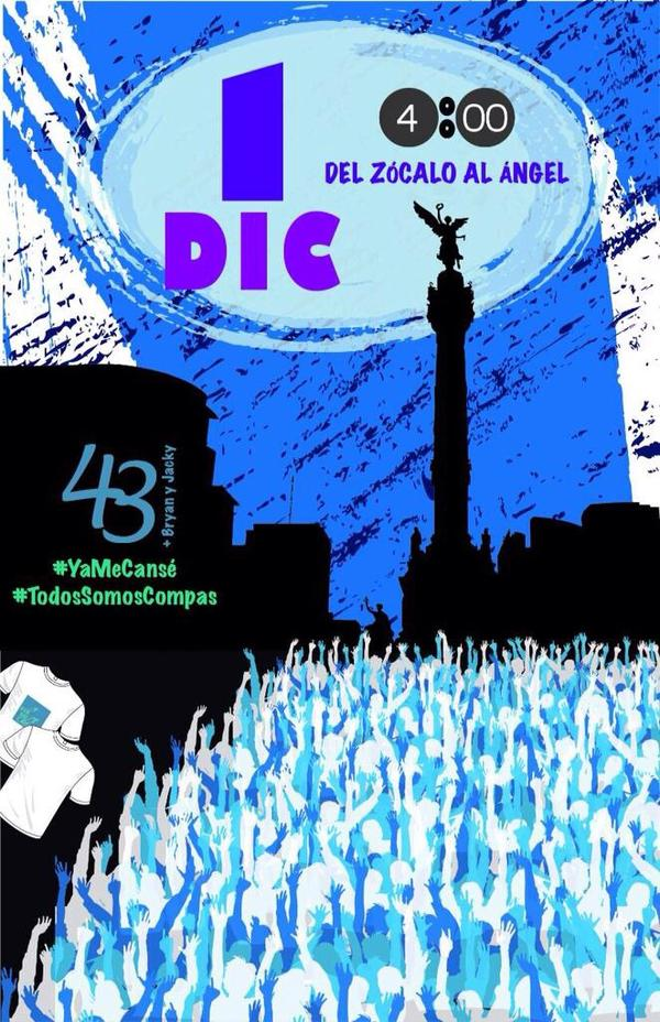 gimenezcacho's tweet photo. Maniana volvemos a marchar. Del zócalo al ángel a las 16 hrs. Vivos se los llevaron, vivos los queremos! #ayotzinapa http://t.co/tcOq8jK6ED