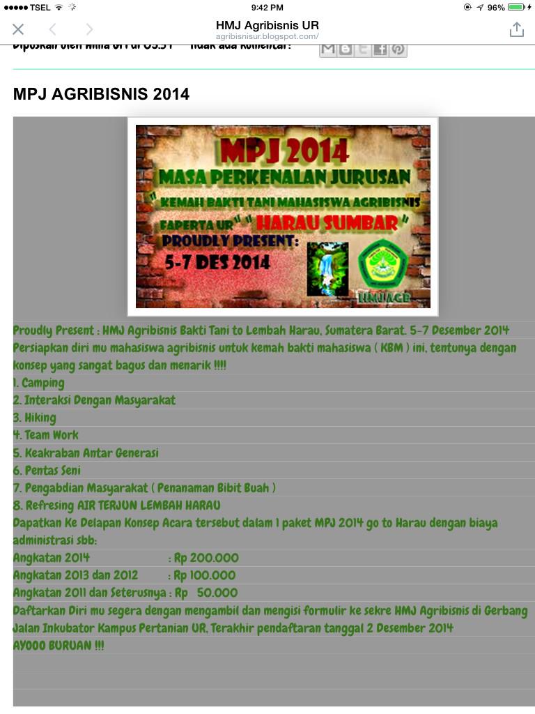 MPJ AGB cc: <a href="/HmjAgribisnisFP/">HMJ AGRIBISNIS FP UR</a> <a href="/AgribisnisUR14/">AgribusinessUR2014</a> <a href="/BEMFAPERTAUNRI/">BEM FP UR</a> <a href="/anak_UR/">Universitas Riau</a>