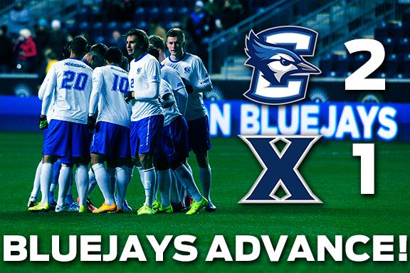 FINAL! @CreightonMSoc is returning to the Elite 8 with a 2-1 win over Xavier.  gocreighton.com/ViewArticle.db… #NCAASoccer