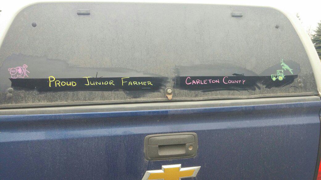 EastmanINC's tweet photo. Big thanks to my secret advertising department on the vehicle decorations... #JFAOSS14 http://t.co/emhZNsfTUa