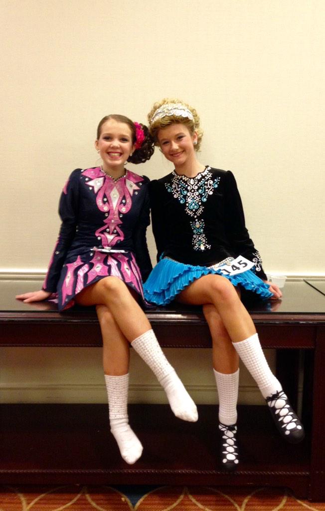 What an awesome first two rounds Maggie and Clare! #dancefriend #WayToGoKKO #MARO14