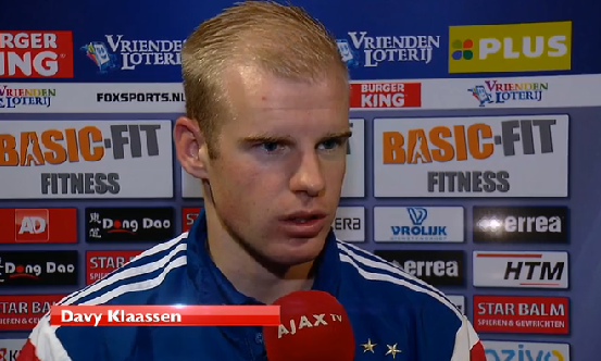 AFCAjax's tweet photo. [VIDEO] @DavyKlaassen: 'We hadden het eerder moeten beslissen.' http://t.co/D1r6G1rMDC #adoaja http://t.co/DnbwKFeIXC