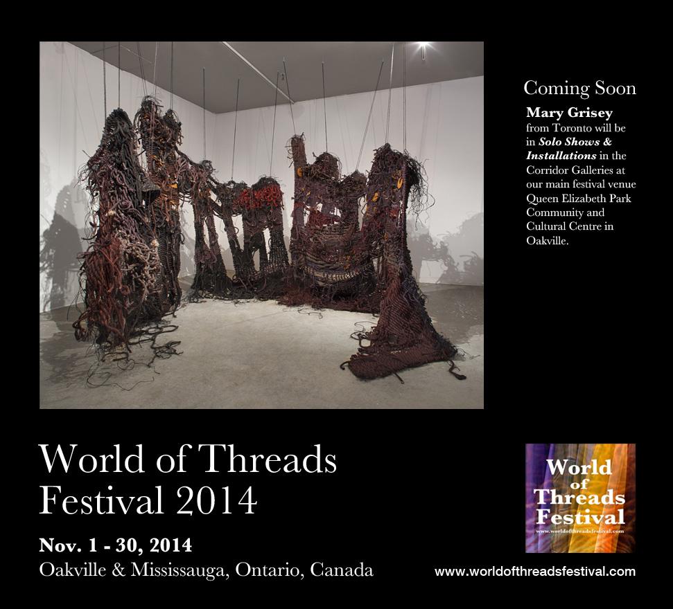 Last chance to see #worldofthreads Festival, or for another visit, ends 5pm today Nov 30. Info worldofthreadsfestival.com/exhibitions_me…