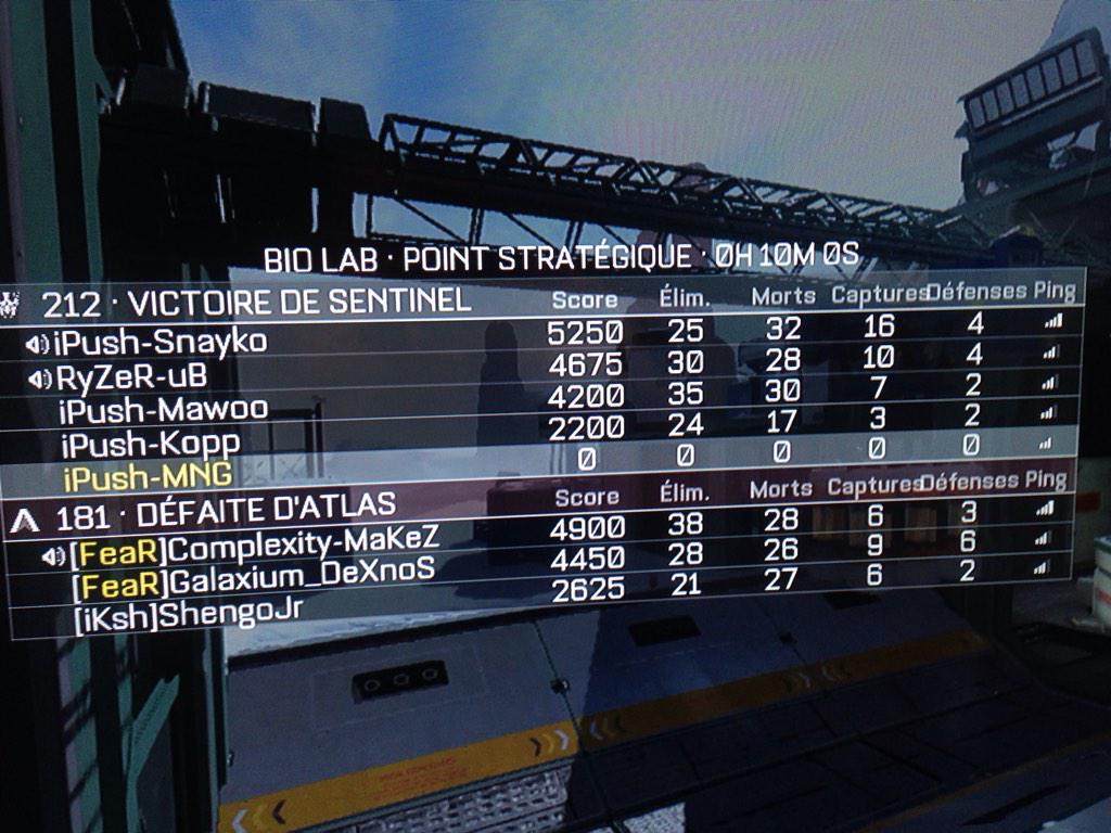 iPush_B's tweet image. 1ere maps train : HP Bio Lab / A Noter : ils testent un line up et leur op a rage quite a la fin.