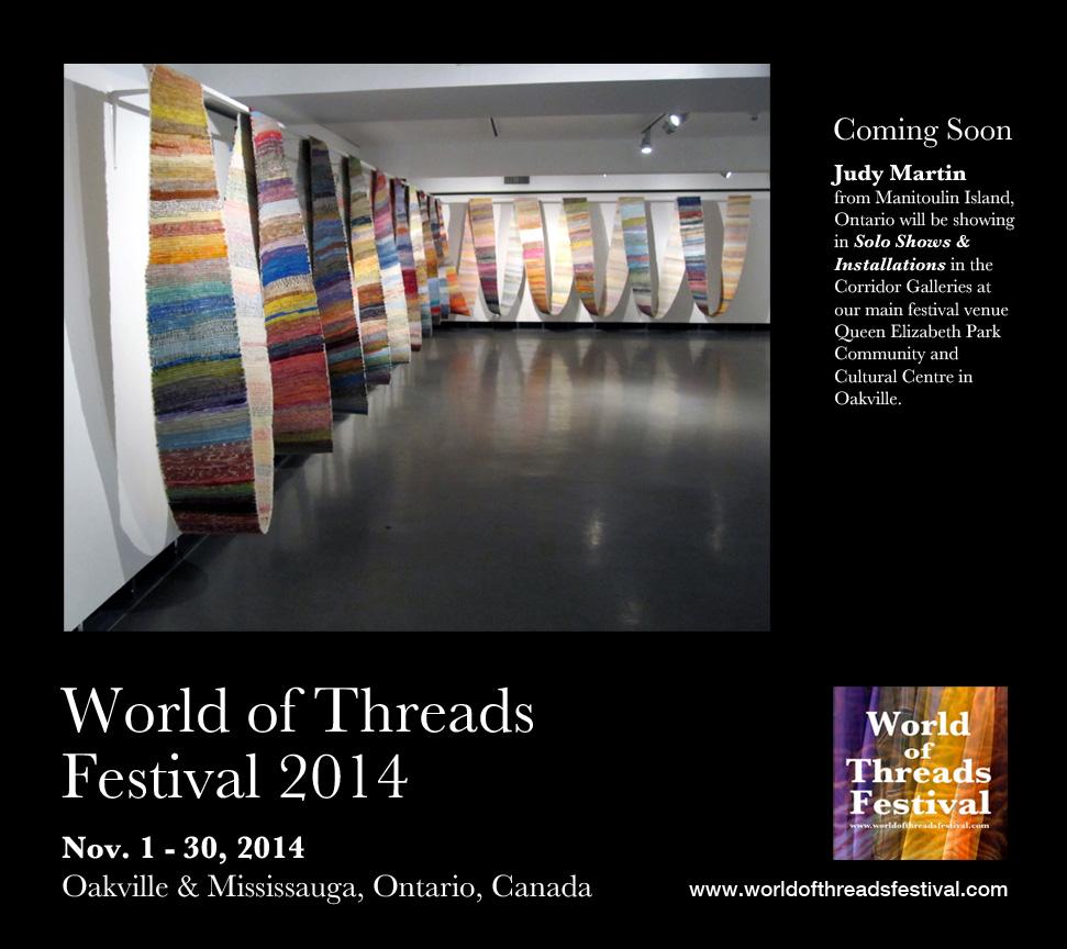 Still time this afternoon to see the #worldofthreads Festival till 5pm, then it is gone. Info worldofthreadsfestival.com/exhibitions_me…