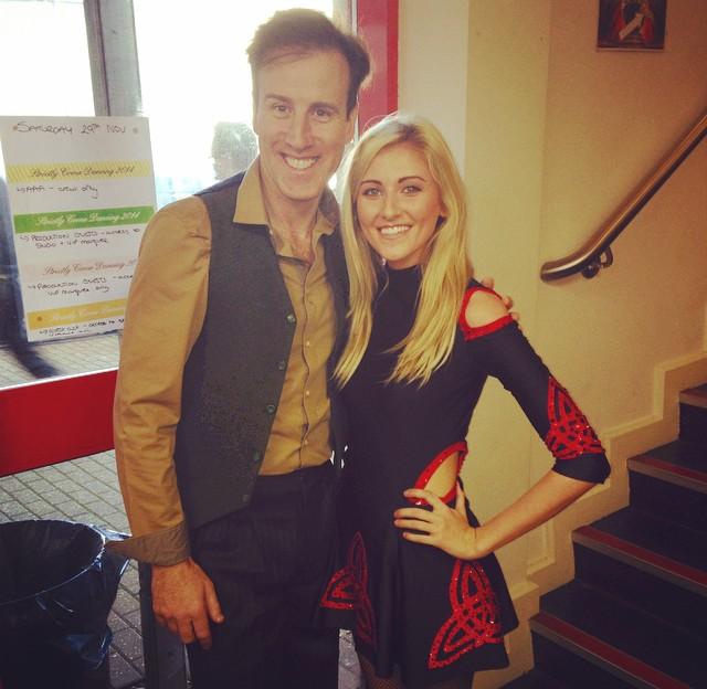 erinkatelotd's tweet photo. Quick pic with strictly legend @TheAntonDuBeke 😋👍#StrictlyComeDancing #lordofthedance http://t.co/pFgE1hG9I5