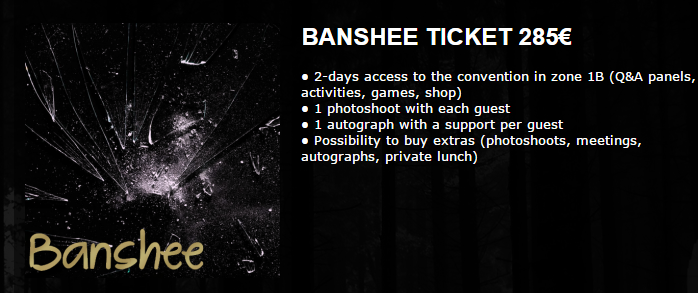 WolfiesCon's tweet photo. #WolfiesConvention BANSHEE TICKET http://t.co/3d4D62P393 http://t.co/VUtDIJ0H3M