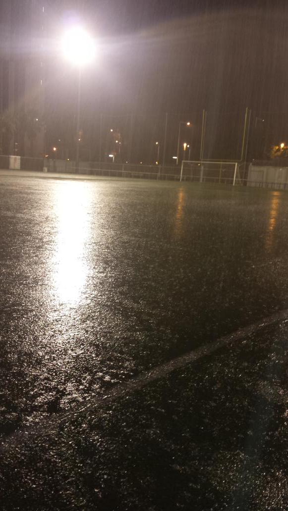 Partido del 1 equipo suspendido.Imposible jugar en este estado