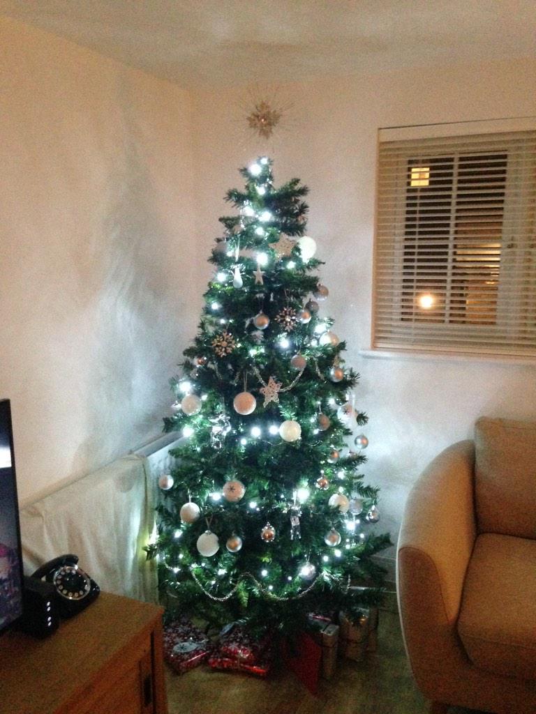 Loving our Christmas Tree #firstchristmasinnewhome