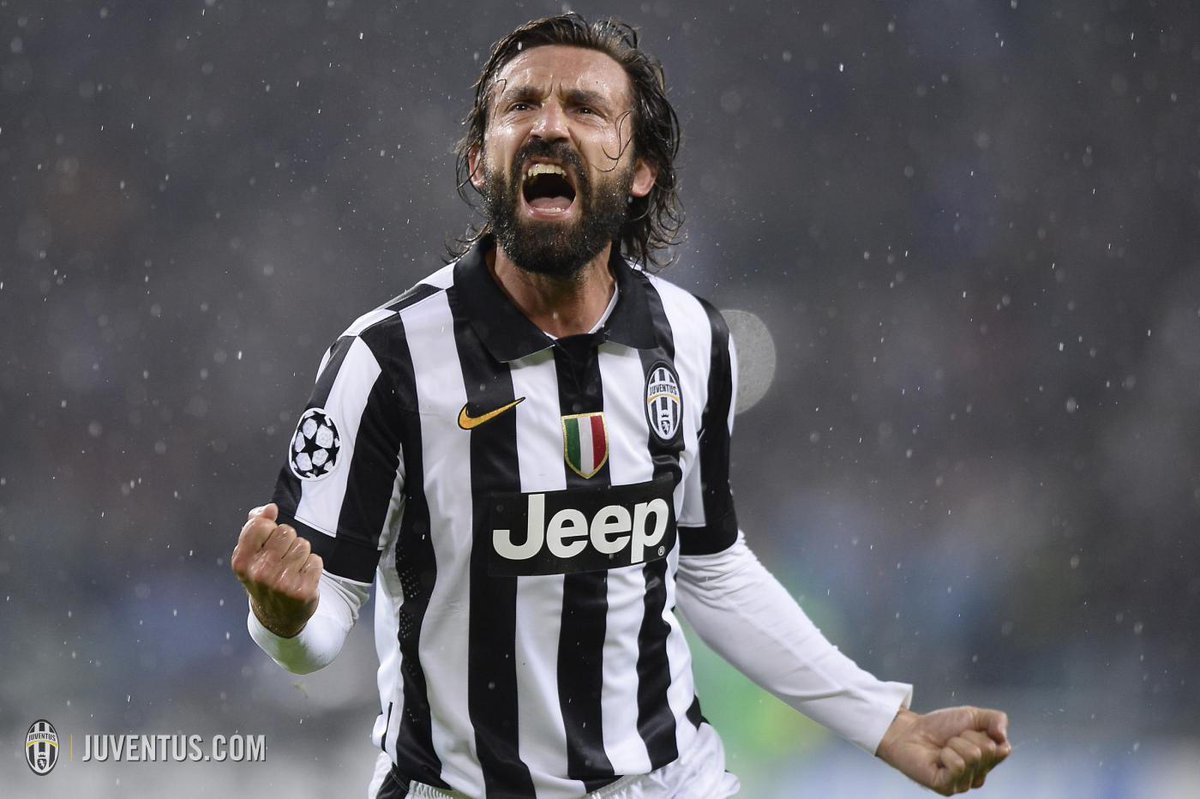 juventusfc's tweet photo. A 4 secondi dal termine!!! @Pirlo_official mostra il significato del #FINOALLAFINE!   #JuveTorino #TorinoeBianconera http://t.co/wrLKdpL2v7