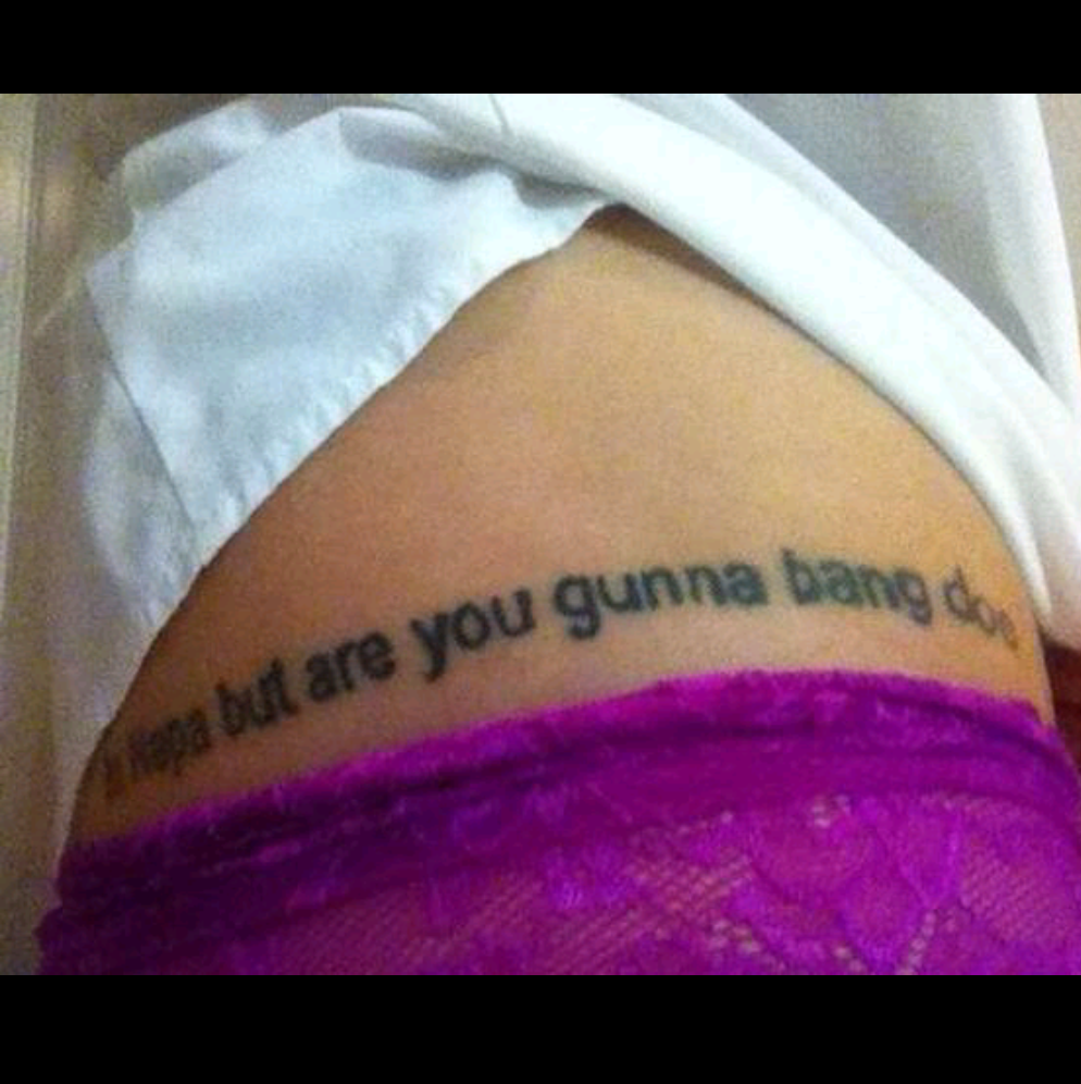 RT if you're gonna get a tattoo like this in Ayia Napa lol