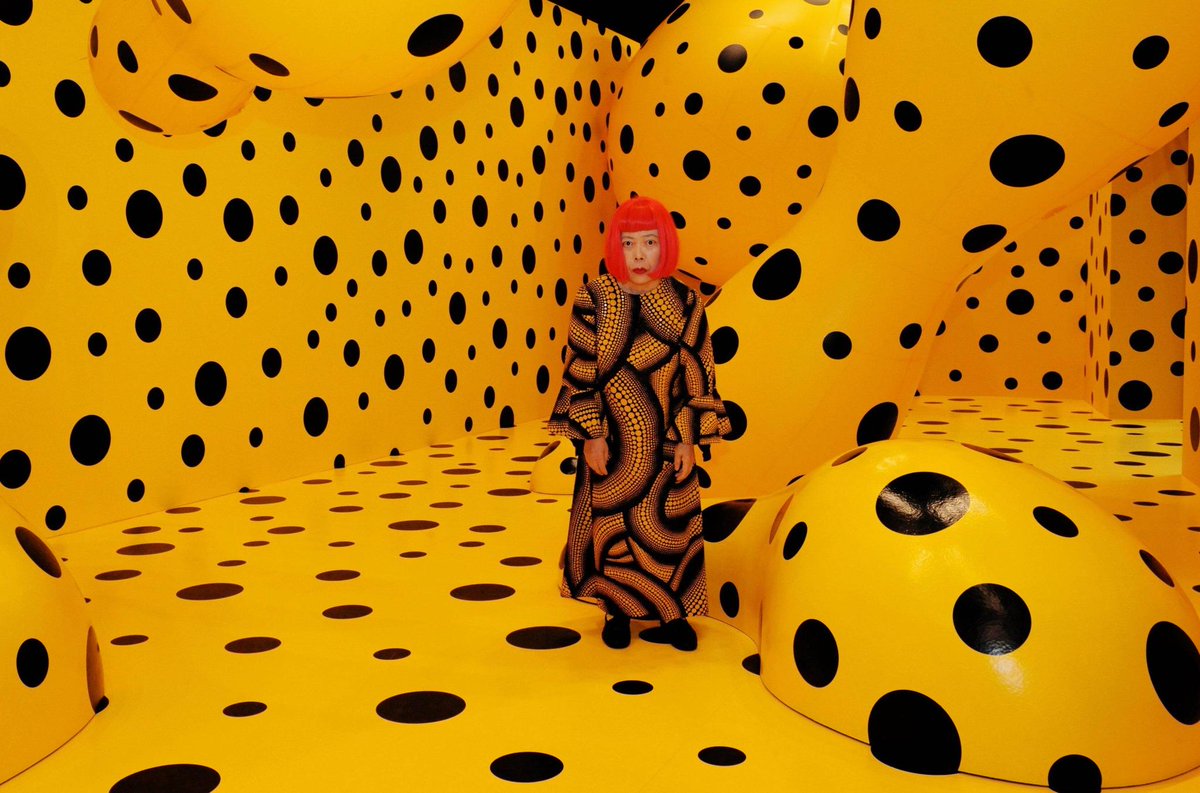 auRO_oRaa's tweet photo. ! Lo flipo con Yayoi Kusama ¡ :O http://t.co/BeUuo5acnH