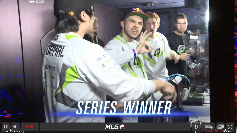 MLG's tweet photo. The #GreenWall takes out the #BoysinBlue 3-0 on http://t.co/hZiVERQkzn!

#MLGAWOPEN http://t.co/DIMHdqpCh8