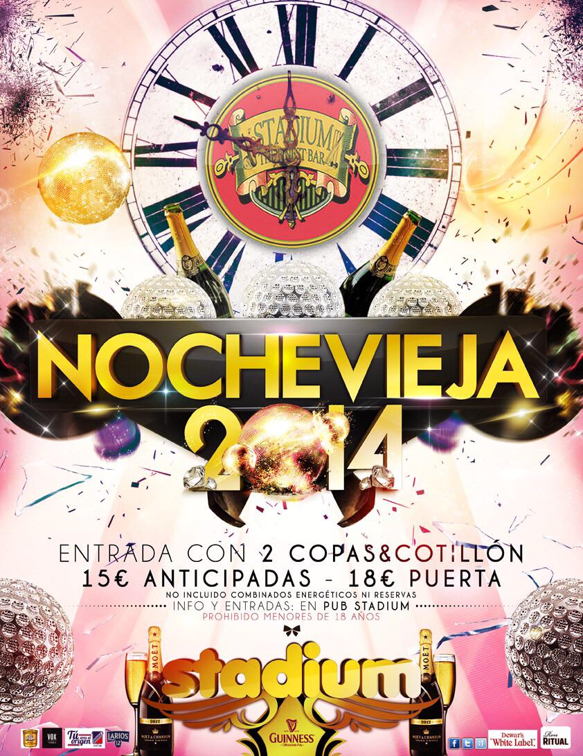 pubstadium's tweet photo. ENTRA EN Stadium Antequera | Facebook ( https://t.co/WbJ3hAP8Bt…) Y CONSIGUE UNA ENTRADA PARA NOCHEVIEJA  GRATIS! http://t.co/xERBCekGJc