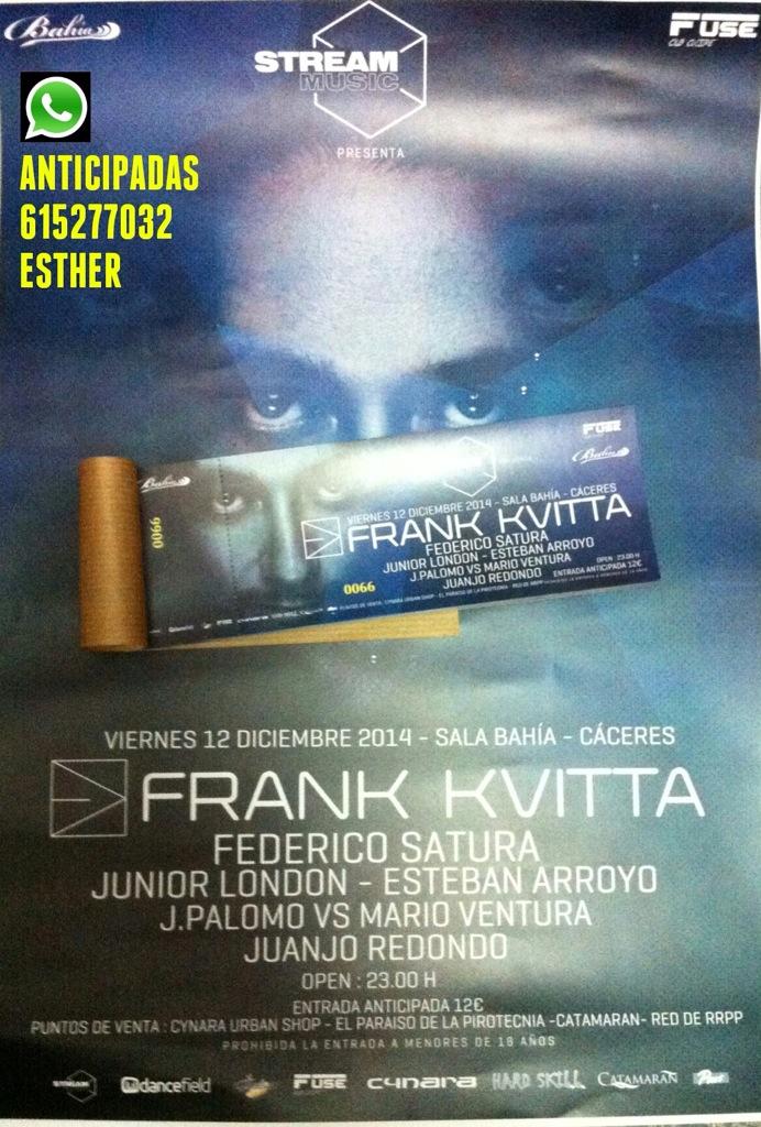 Lunilunitta's tweet photo. El 12 de Dic. no te pierdas a @frankkvitta en @Fuse_Bahia de la mano de @streammusic_  READY? ANTICIPADAS ☎️615277032 http://t.co/WycVkoNZJU