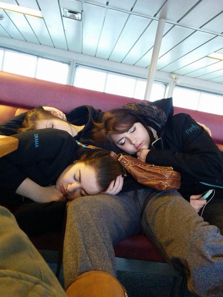 bcostello4's tweet photo. Ferry number 1 after a long game of vb #warriorsrising #grenfell #volleyball #nap @WarriorsVC http://t.co/PsTqh9hTTo
