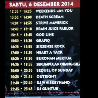 Berangkat guys! Sabtu pecaaahhh colek @Sixsense_Rock and supported by <a href="/iamindonesian/">I'M INDONESIAN</a> clothing \m/