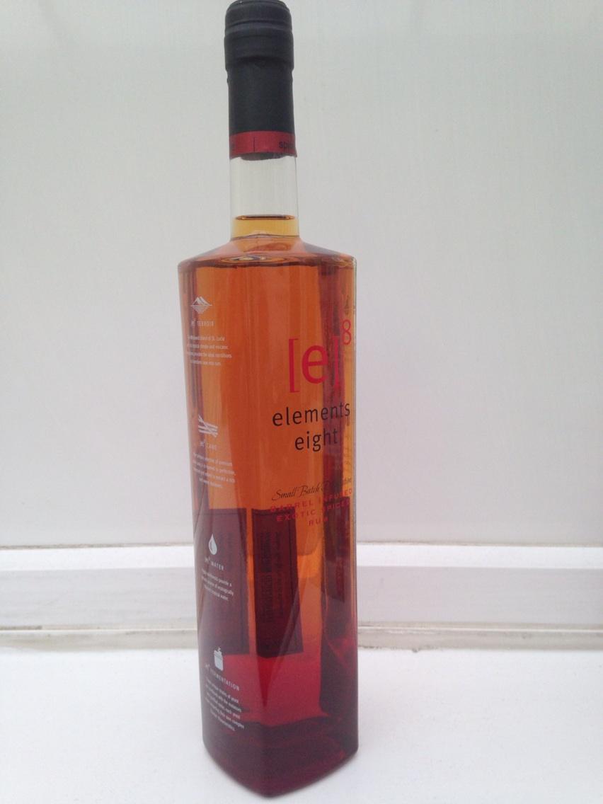 New e8 range packaging rolling out. Spiced rum bottle here.