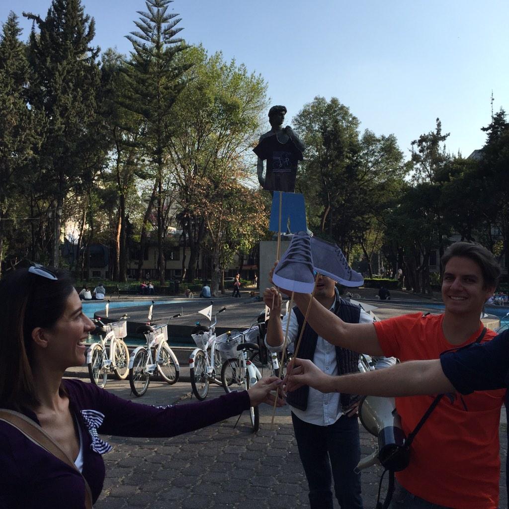 Visitando al David con #LeCoqSportifMx