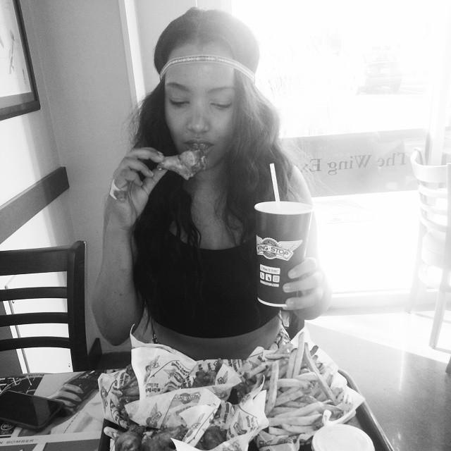 wingstop's tweet photo. When she say she don’t want Wingstop, she lying. http://t.co/nOydNmo8YB
