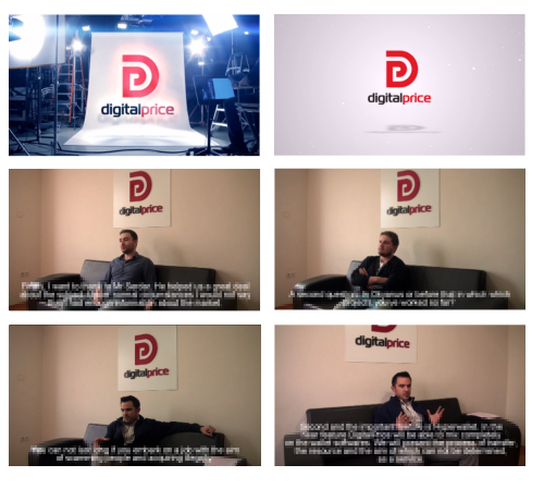 DigitalPrice's tweet image. Some frames from interview video...