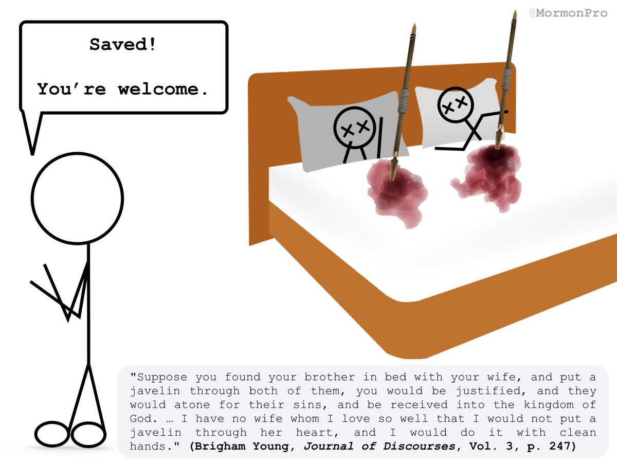 MormonPro's tweet image. Brethren, cherish your wives. But not too much. #lds #mormon #apostake