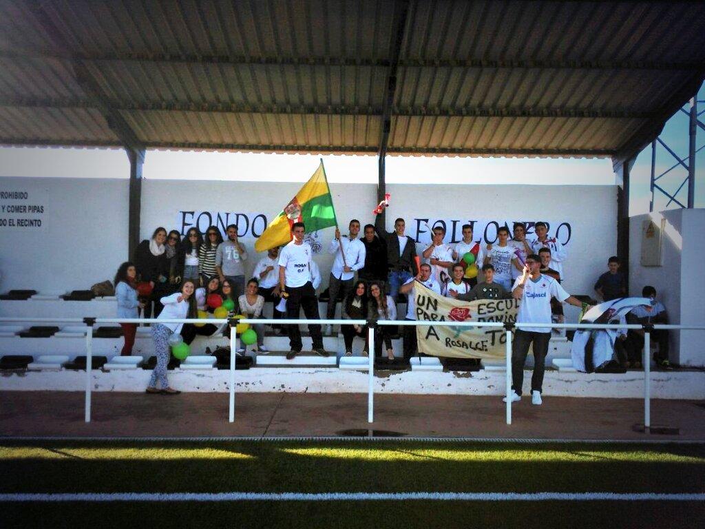 Hoy lo dimos todo, nos dejamos la garganta por nuestro pueblo y escudo. Gracias RosalCF