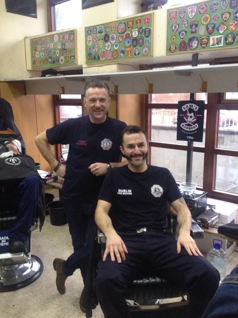 MovemberIreland's tweet image. Congrats to The Dublin Fire Brigade #MoTeam @DFBMovember for raising more than €1,200 today at their family day. #Mo