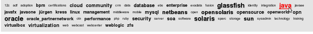 #java #oracle #jRocks...