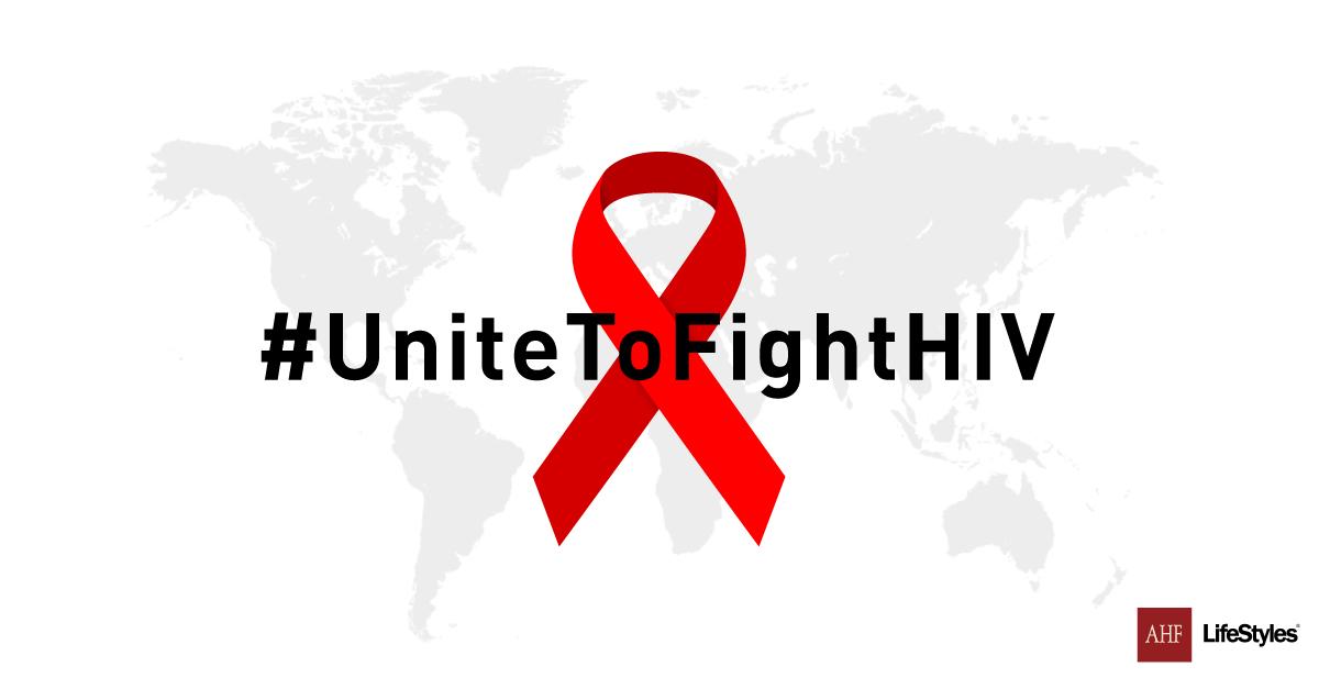 freeHIVtest's tweet photo. Tmrw is #WorldAIDSDay. RT this message &amp; @LifeStylesUSA will donate up to 50k condoms to AHF. #UniteToFightHIV http://t.co/gicYMbrDbg
