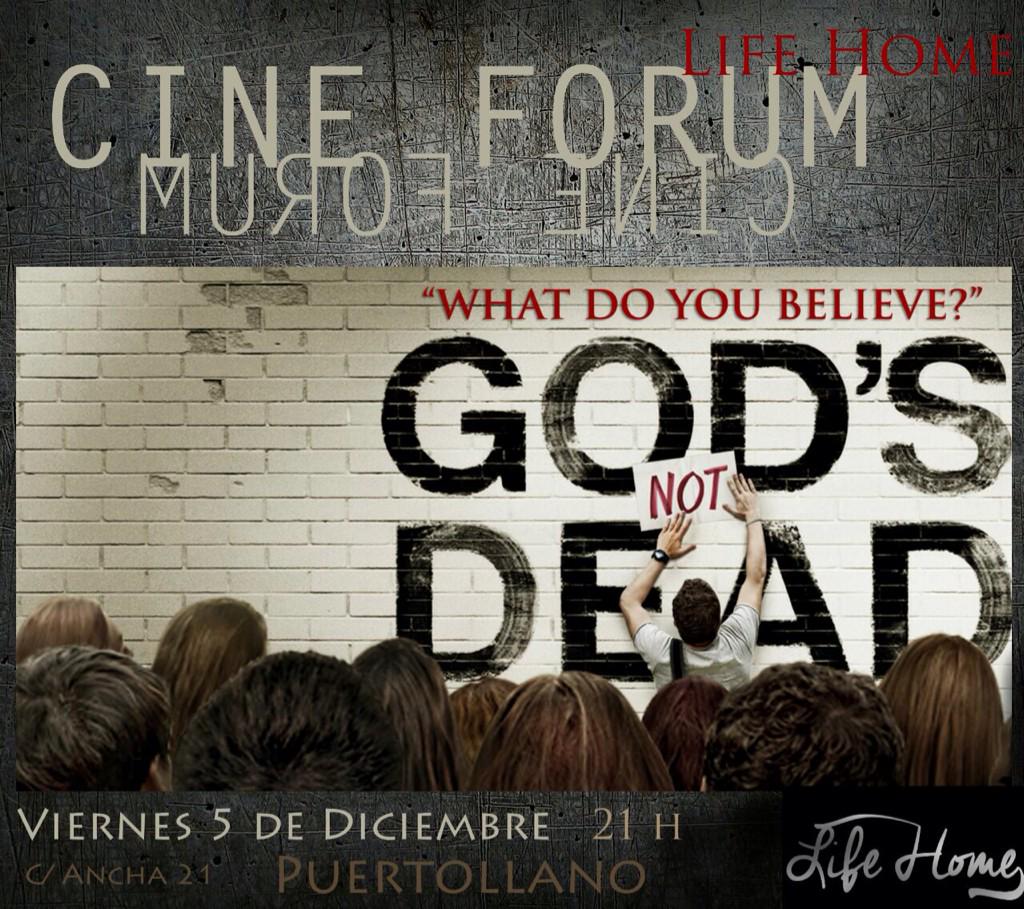 LifeHome_'s tweet photo. ¡Este viernes a las 21:00 te invitamos a ver una película con nosotros! God's not dead se titula #LifeHomeCineForum http://t.co/tCdmzAX3Os