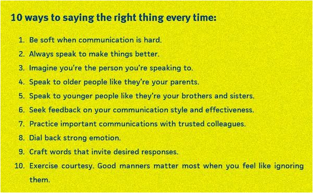 10MillionMiler's tweet photo. "10 Ways To Say The Right Thing Every Time!" @10MillionMiler #leadership #inspiration #quote #RT @Leadershipfreak https://t.co/AAQcQnImMf