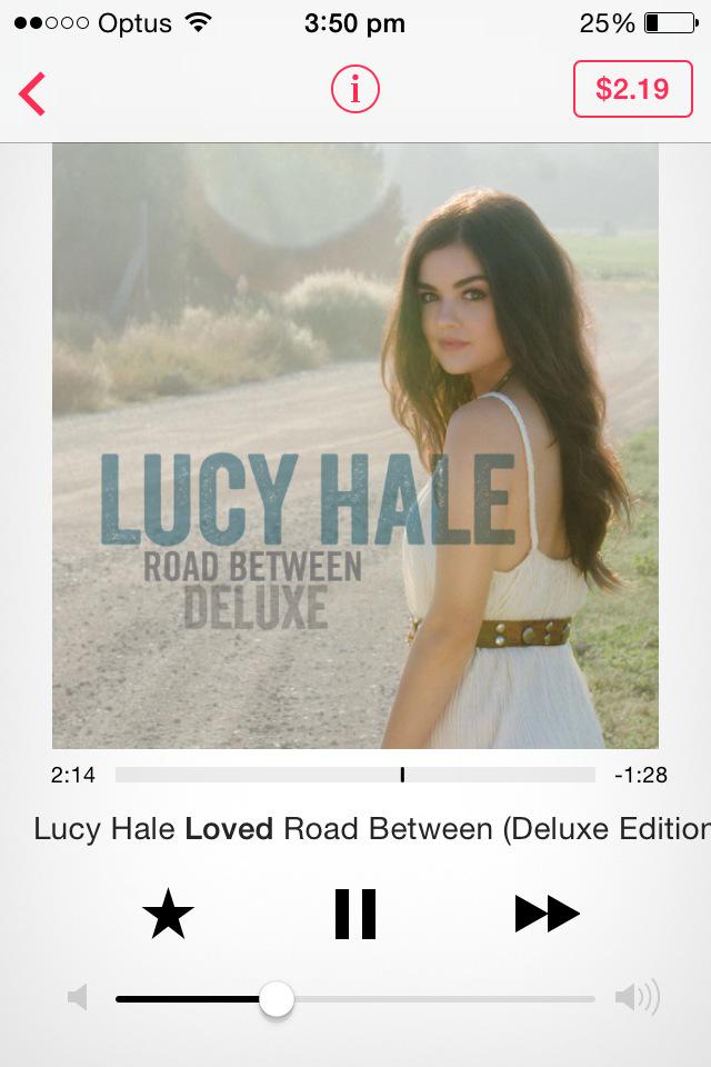 kim_wipp's tweet photo. In love with this song #lucyhale @lucyhale http://t.co/sUNWkQLBRD