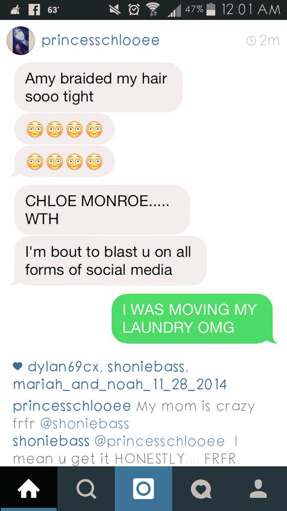 shonielane's tweet photo. @princesschlooee #myfirstborn is got all the jokes... Okies #twocanplaythat ๐๐ http://t.co/OPbQmLaoth