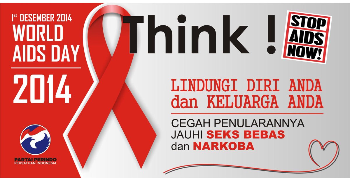 PERINDOPusat's tweet photo. lindungi diri dan keluarga Anda dari bahaya Aids, cegah penularannya dan jauhi seks bebas dan narkoba #WorldAidsDay http://t.co/XWe61pwKlC