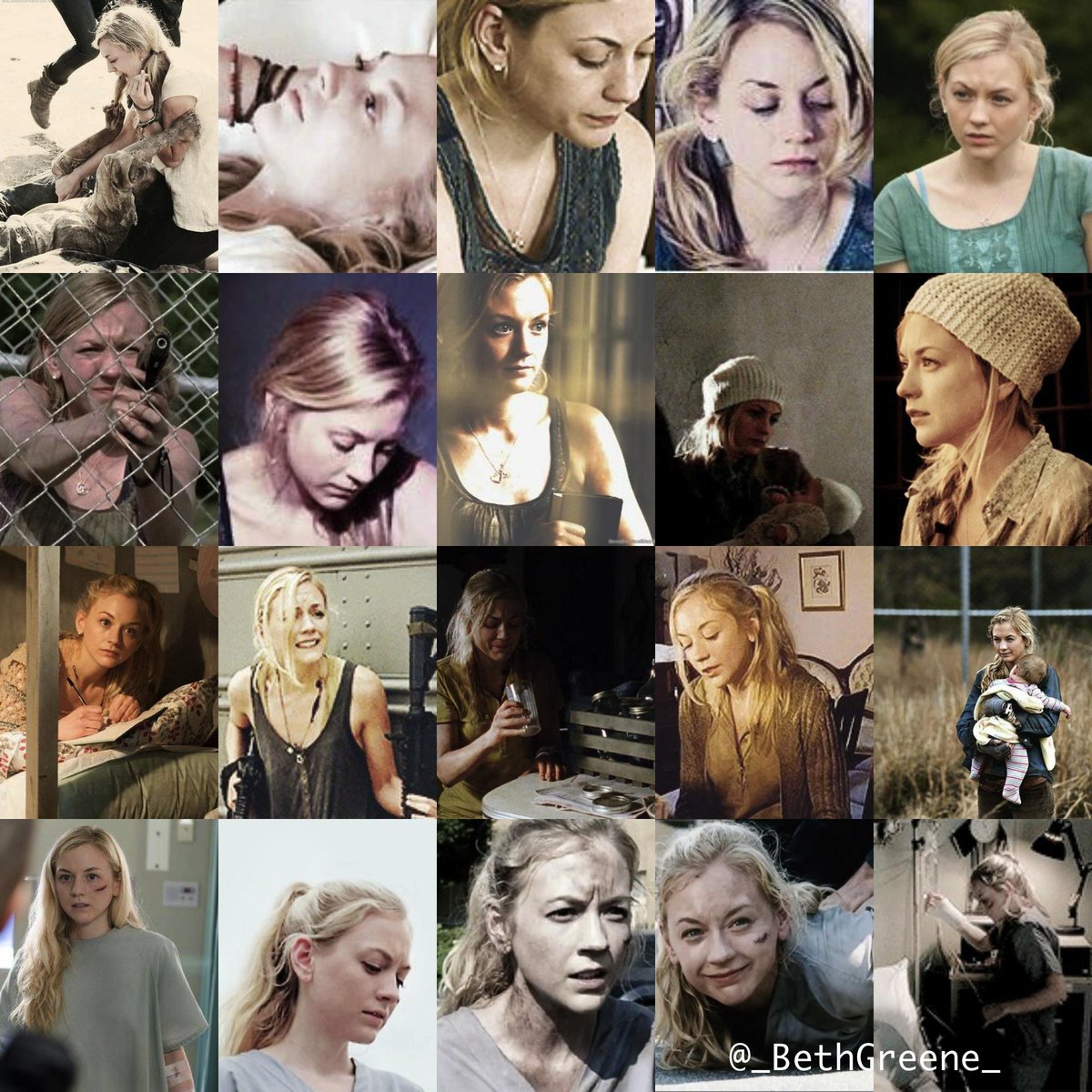 RIP Beth Greene
Seasons 2-5
#TWDFamily 
#RIPBeth