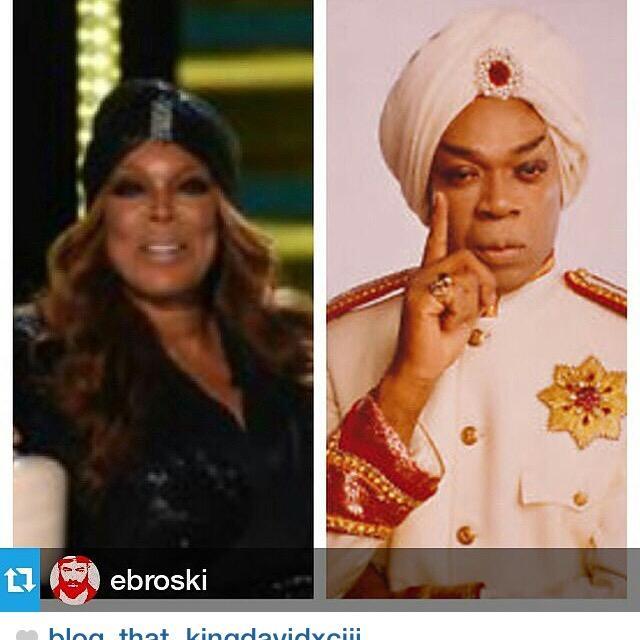 Bruh... #literally #wendywilliams #soultrainawards #thatsaMANbaby