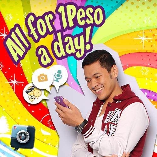 photochatph's tweet photo. Unlimited pictures, voice notes and stickers: lahat yan for P1 a day lang! http://t.co/IMvgQtHAXY