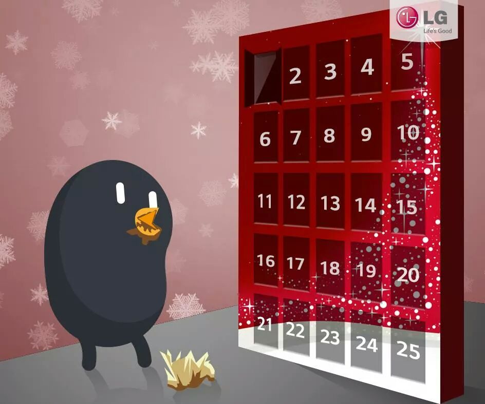 LGBeanBird's tweet photo. Happy 1st December everyone! Have you opened your calendar yet!?! :) http://t.co/GSdQN2a7zH