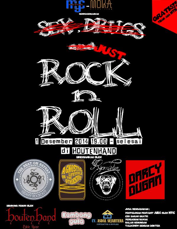Mengawali bulan baru... just a ROCK N ROLL at- <a href="/houtenhand/">have a good night! 🌙</a> now