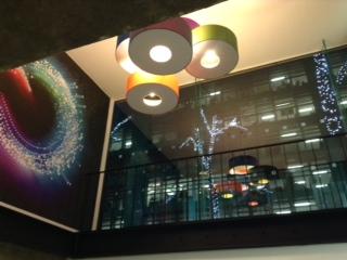 @K2SpaceUK created new atrium lighting in #adobelondon #adobehabitat