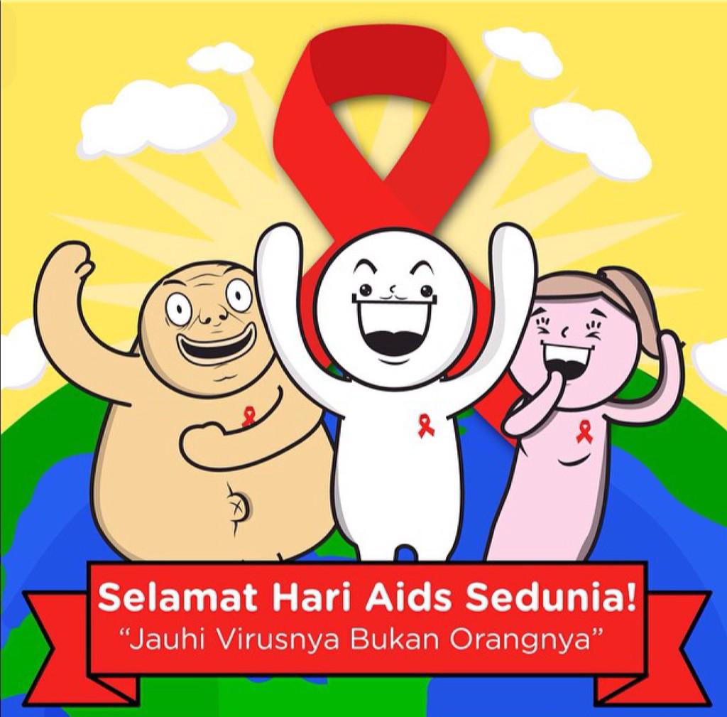 Selamat hari aids sedunia .. Jauhi virusnya bukan orang nya ya guys 😊🔖