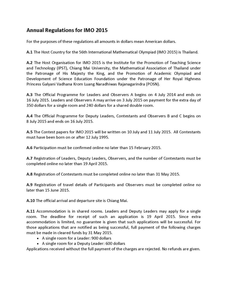 imo2015thailand's tweet photo. Annual Regulations for IMO 2015 are now available online at http://t.co/UZbLoevlFa http://t.co/6vIaCOn3jk