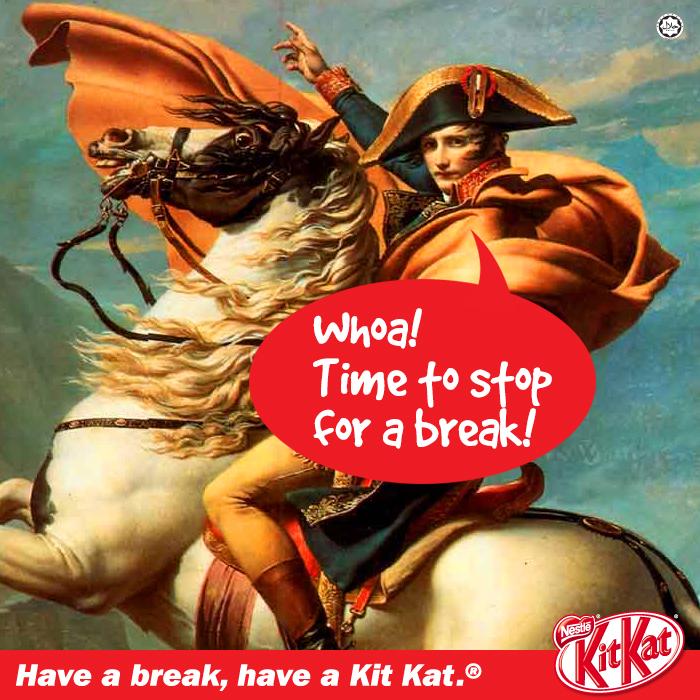 KitKatMsia's tweet photo. Always on the go? Sometimes all you need is a break. http://t.co/tISihIchtP