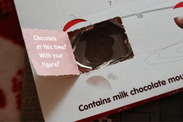 ThePoke's tweet photo. Tough talking advent calendars are a thing this year http://t.co/GFmt76leXb (h/t @JamieDMJ)  #disappointingxmas http://t.co/FCrdyOfOvO